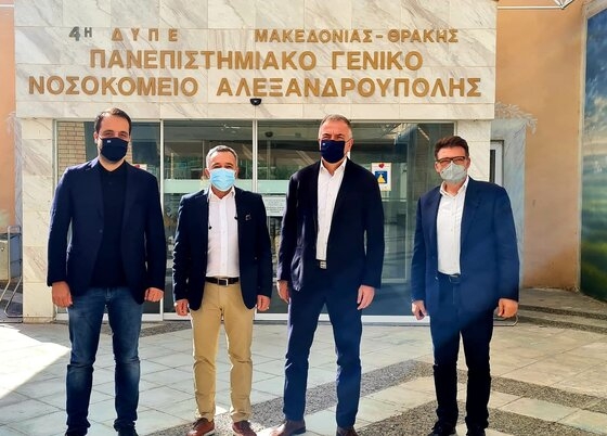 Στον Έβρο βρίσκεται από εχτές  ο Υφυπουργός Εσωτερικών (Μακεδονίας - Θράκης), κ. Σταύρος Καλαφάτης.