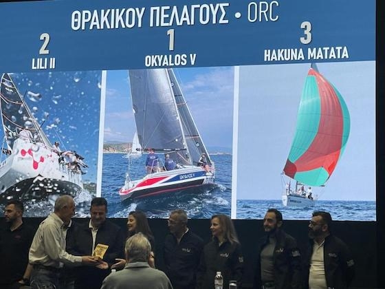 Πρώτη θέση για το σκάφος «Ωκύαλος V» του ΝΟΑ στο Θρακικό Πέλαγος