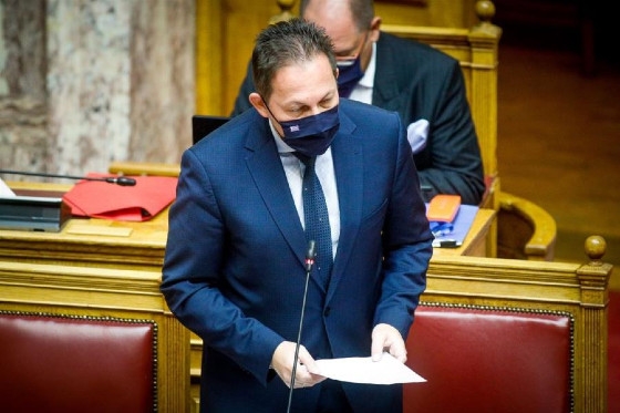 Ο Αναπληρωτής Υπουργός Εσωτερικών, Στέλιος Πέτσας.